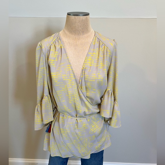 NWT!!! Melissa McCarthy Seven7 wrap top is a size 0X and great for any occasion. - Picture 7 of 7